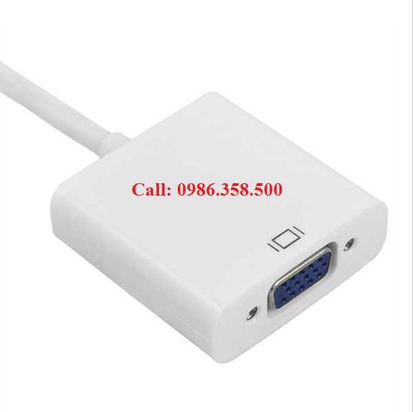 Mini Displayport sang vga dùng cho máy chiếu